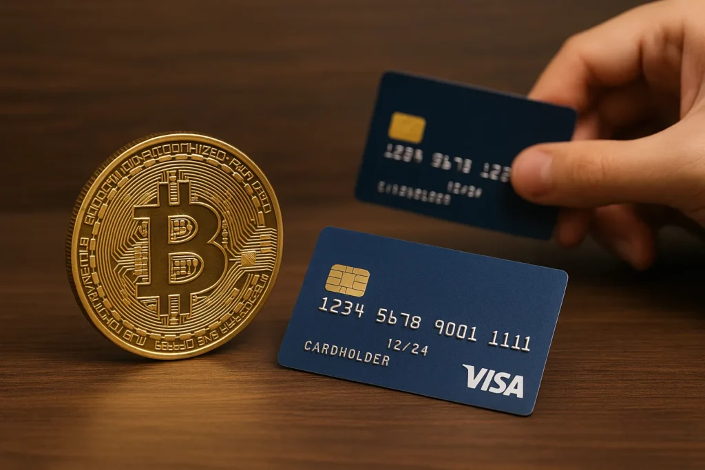 شراء بيتكوين بالفيزا | الطريقة الأسهل لامتلاك البيتكوين عبر بطاقتك البنكية