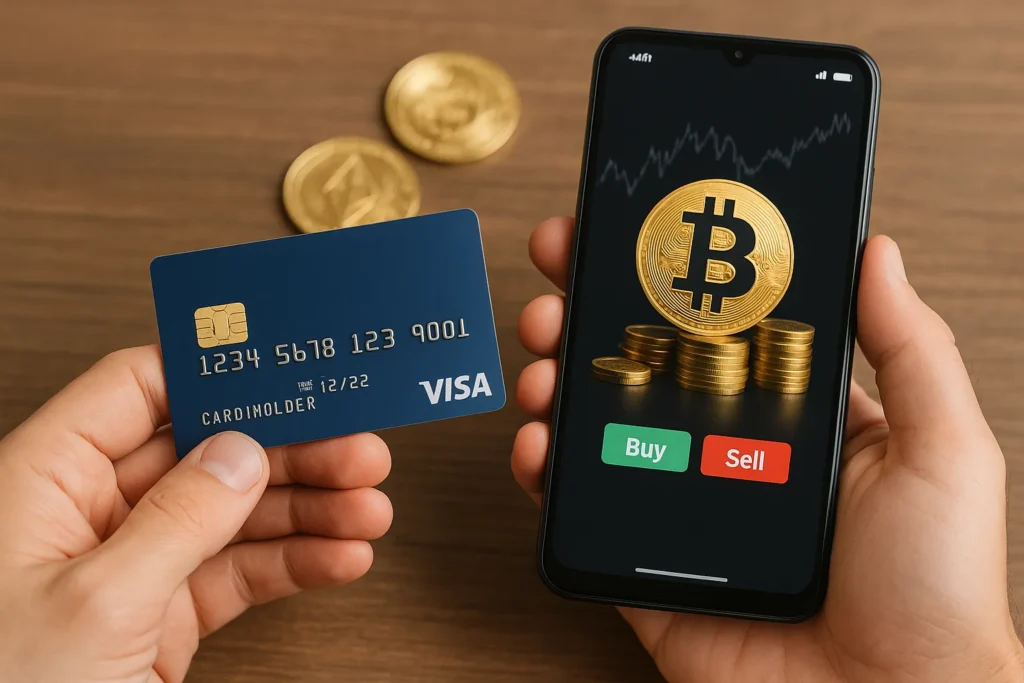 شراء عملات رقمية بالفيزا | خطوات سريعة وآمنة لشراء العملات بالبطاقة