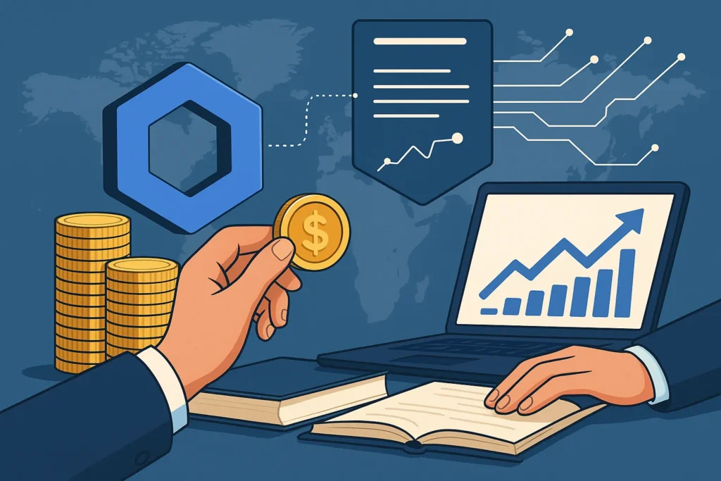تشين لينك | Chainlink – LINK | استثمر في مشروع ربط البيانات بالعقود الذكية