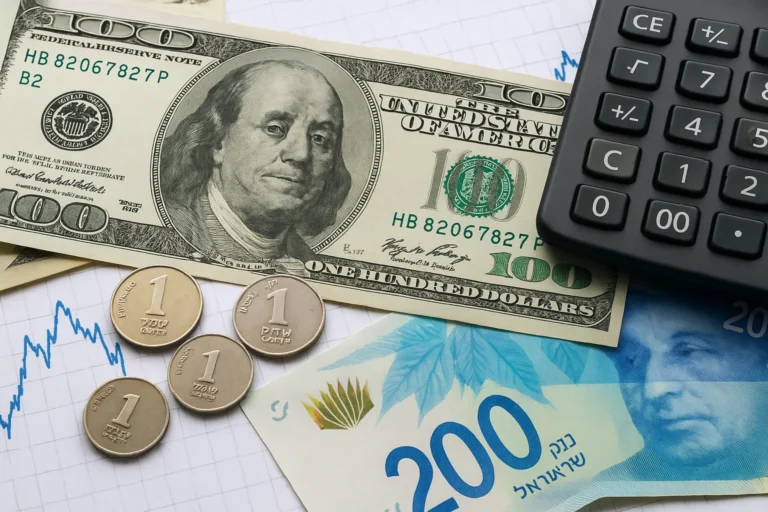سعر الدولار مقابل الشيكل اليوم مباشر | USD To NIS