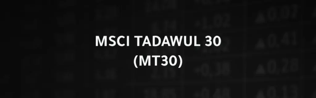 MSCI TADAWUL 30