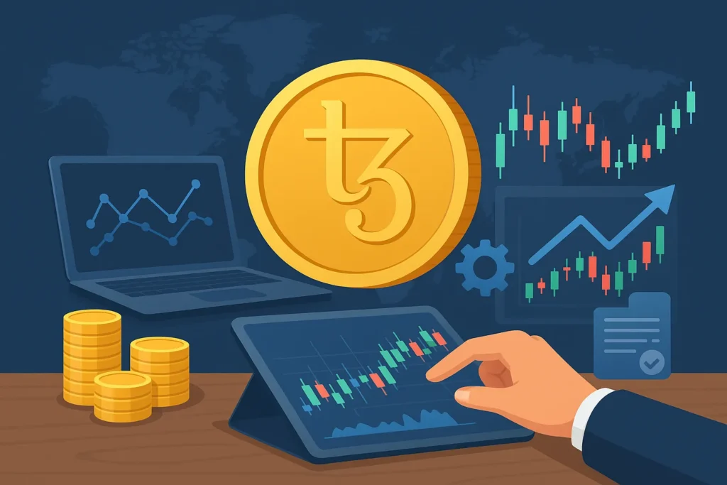 تيزوس | Tezos – XTZ | تداول العملة ذات الحوكمة الذكية والتطور المستمر