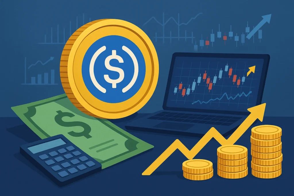 يو إس دي كوين | USD Coin – USDC | استخدم العملة المستقرة للتداول المضمون