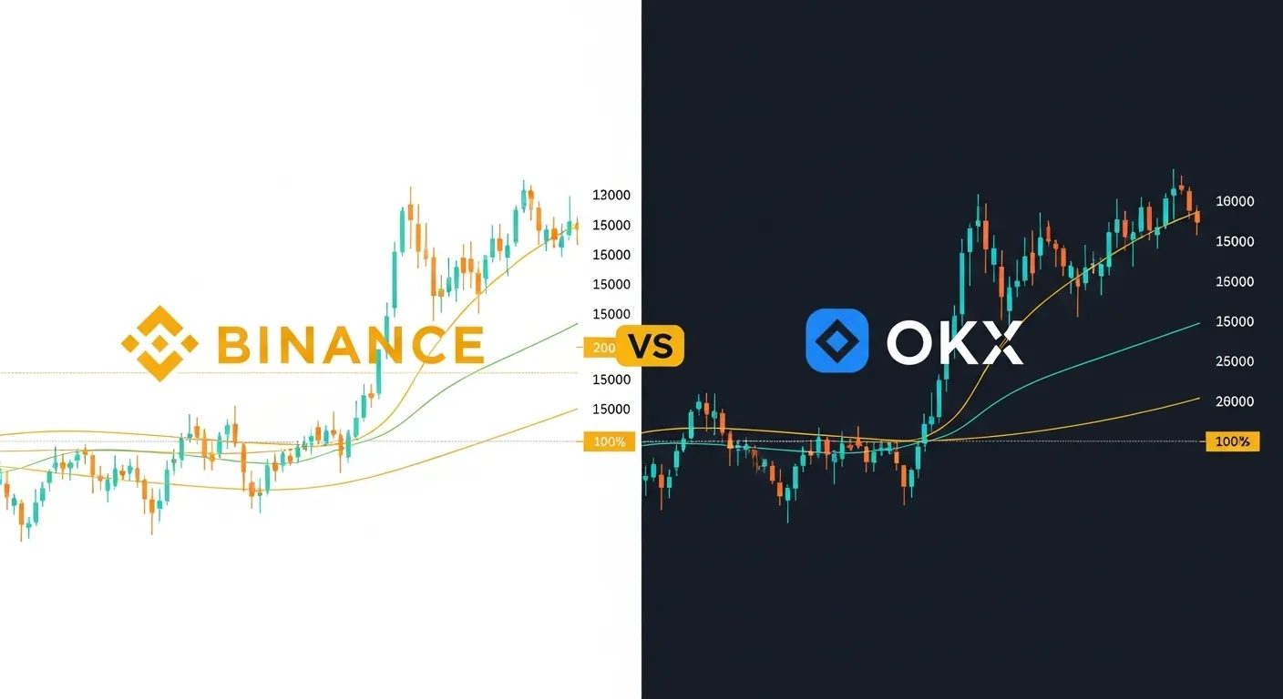 مقارنة شاملة بين Binance وOKX