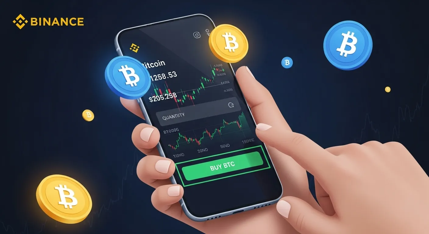 كيفية شراء البيتكوين عبر منصة Binance