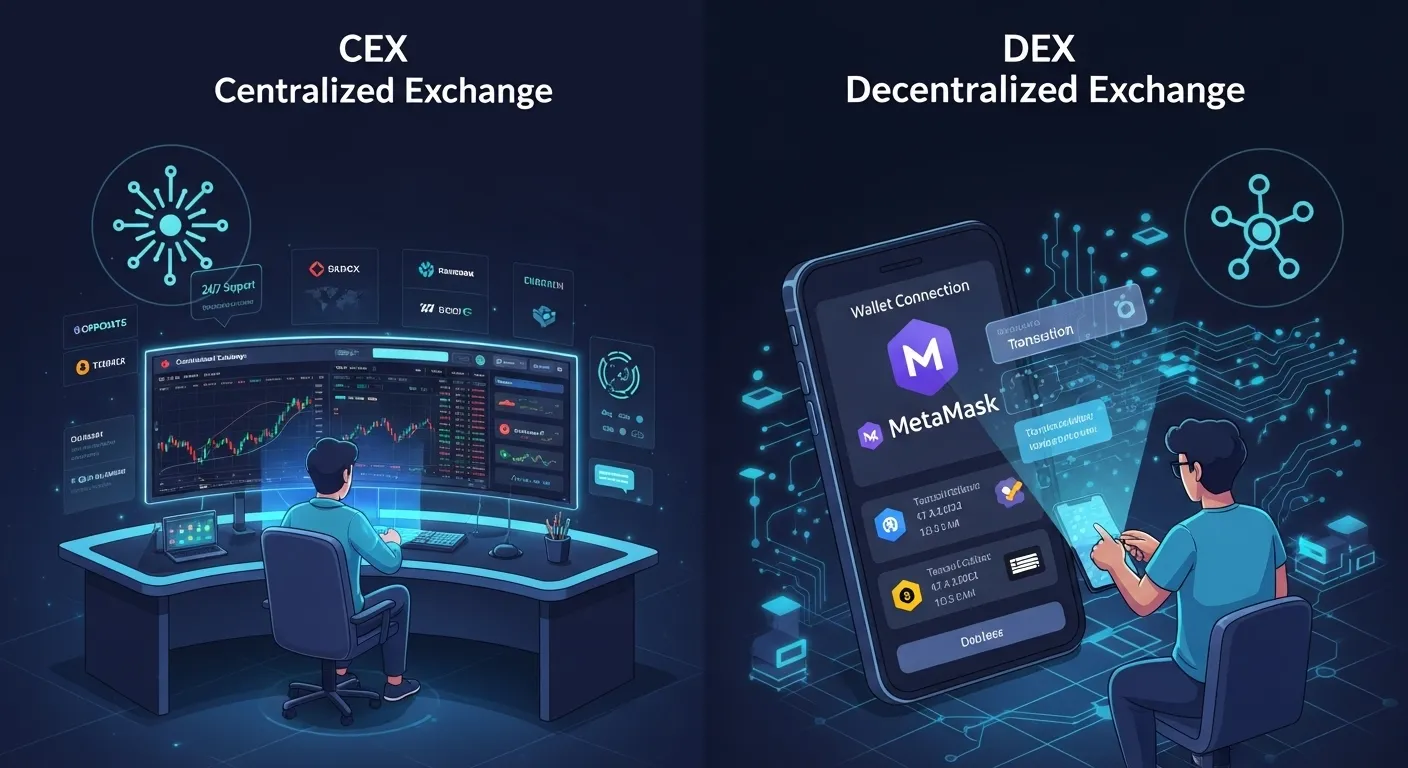 (CEX vs DEX)