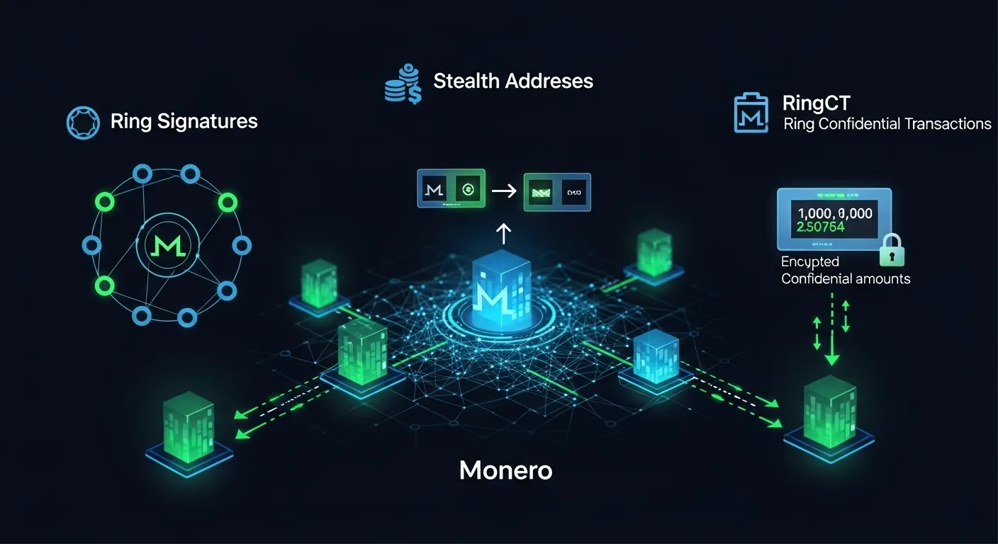 كيف تعمل شبكة Monero؟