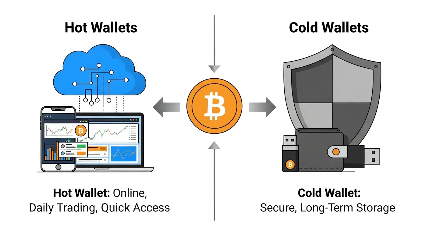 أين تخزن البيتكوين بعد الشراء
