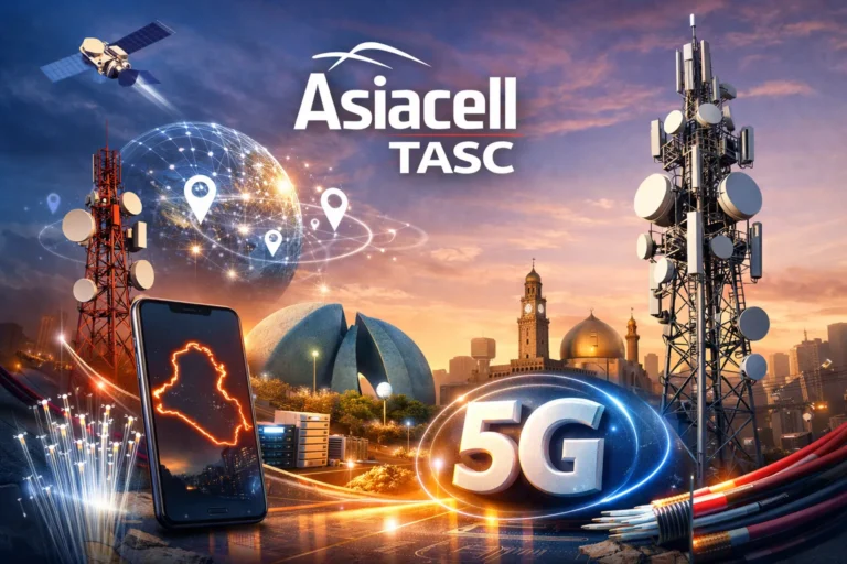آسيا سيل TASC | شركة الاتصالات الأولى | العراق