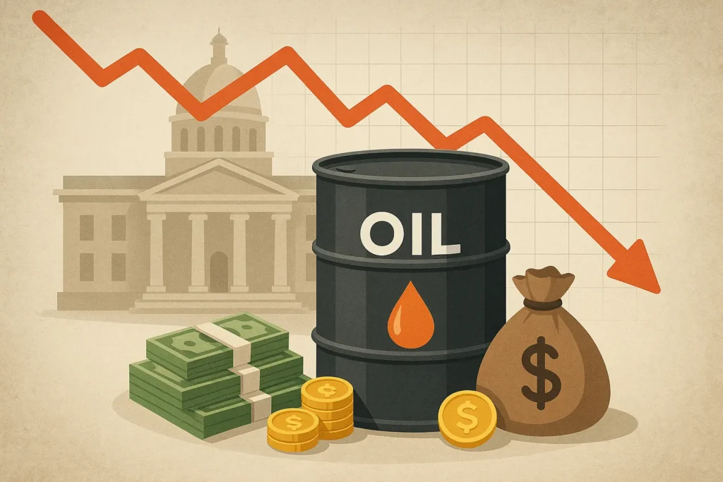 كيف تتأثر موارد الدولة عند انخفاض أسعار النفط