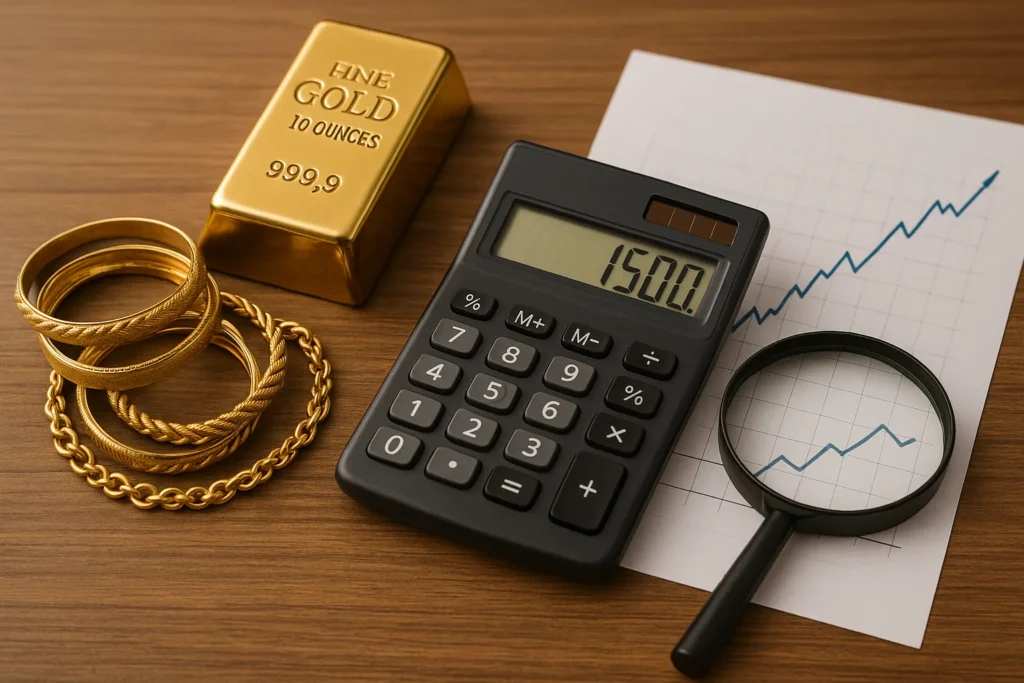 كيف تعرف سعر مصنعية الذهب