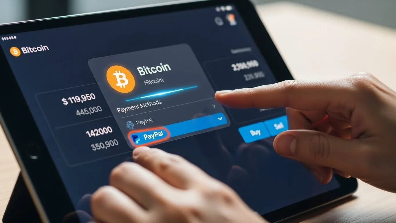 شراء بيتكوين عبر PayPal
