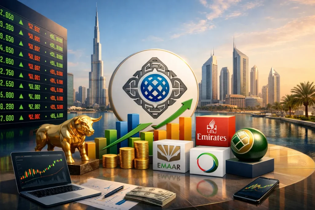 أشهم الأسهم في سوق دبي المالي