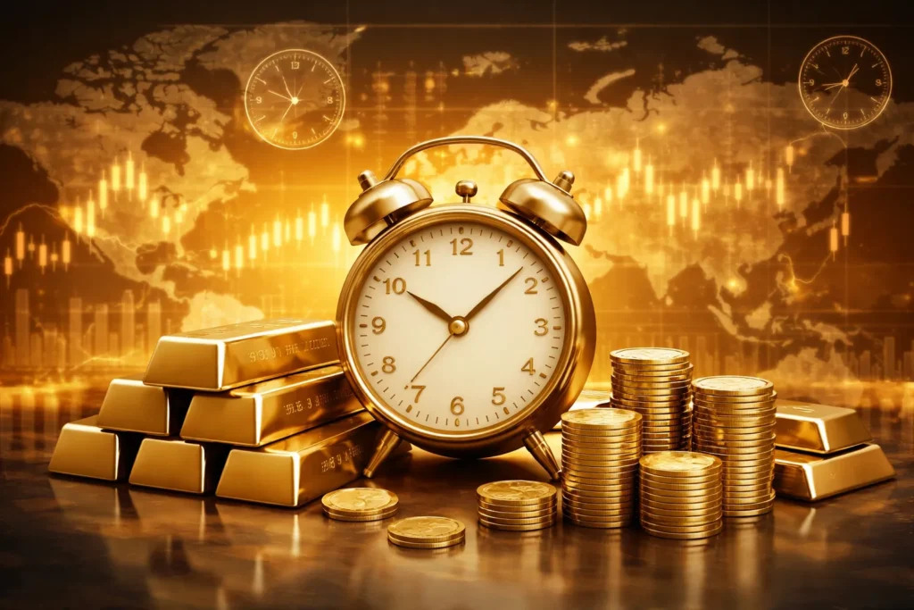 متى يفتح سوق الذهب ؟ مواعيد التداول العالمية