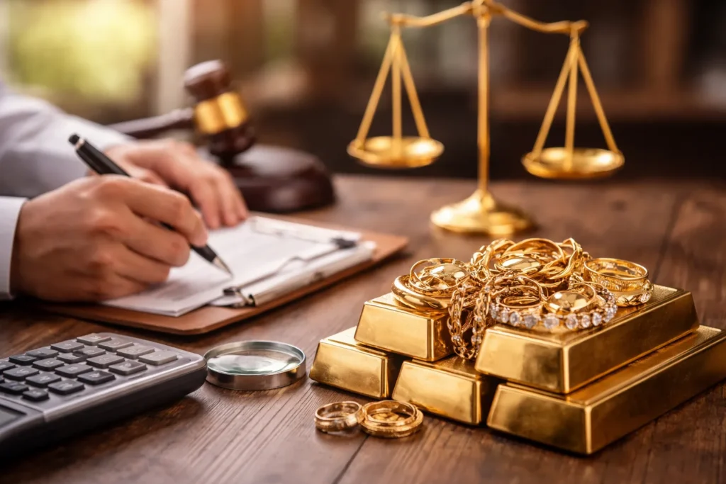 رهن الذهب | الشروط وطريقة التقييم والأحكام الشرعية