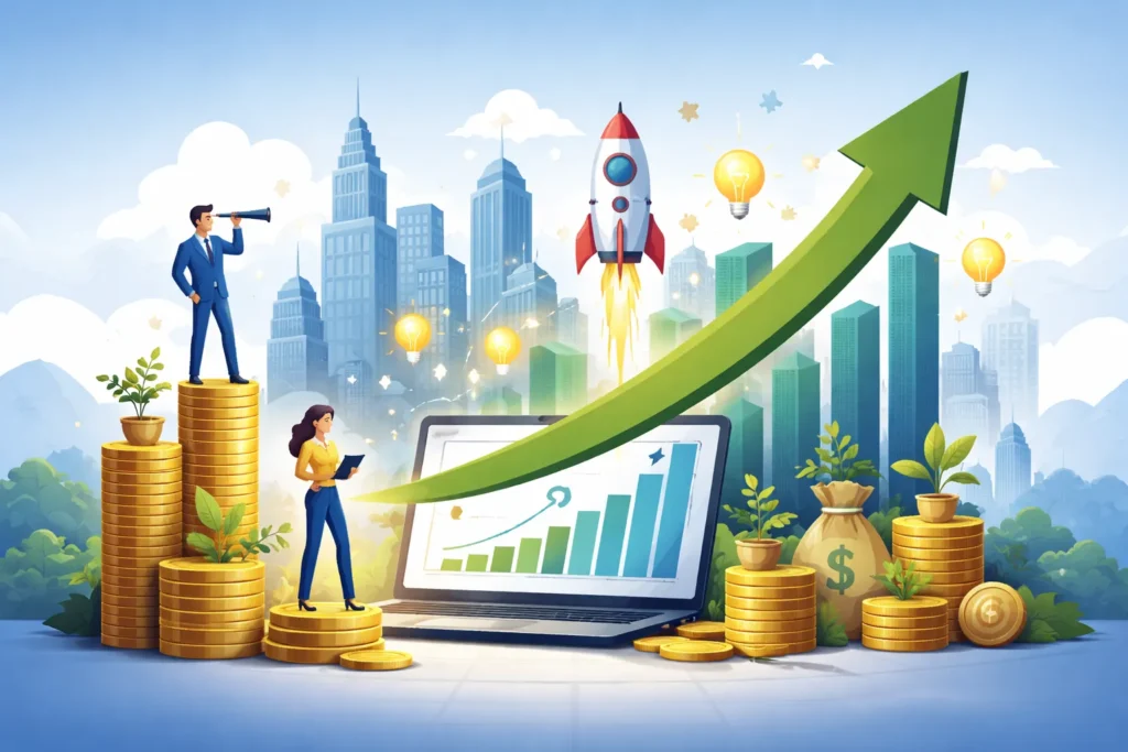 أسهم النمو | الاستثمار في شركات النمو السريع