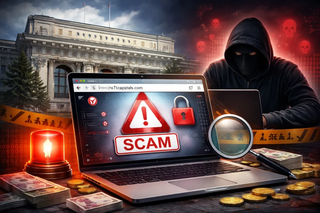 تحذير من البنك المركزي الروسي حول fx7capitals.com