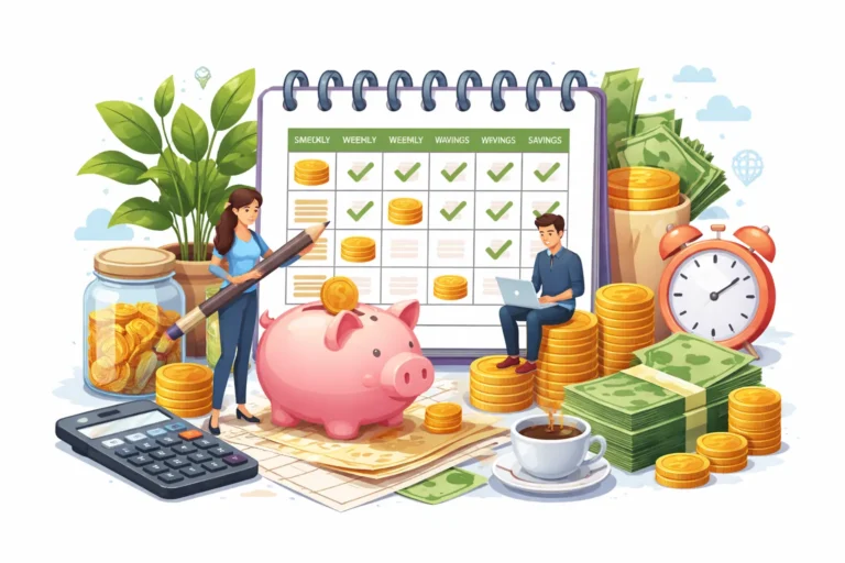 جدول ادخار المال لتنظيم مصروفك الشهري
