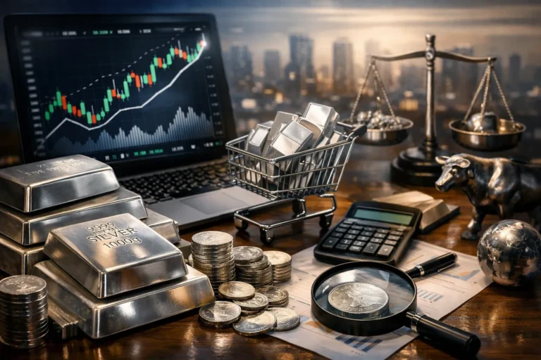 بورصة الفضة وكيفية التداول فيها
