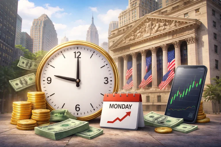 ما هي ساعات عمل السوق الأمريكي ؟