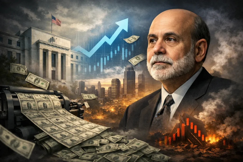 بن برنانكي (Ben Bernanke): التيسير الكمي بعد الأزمة المالية