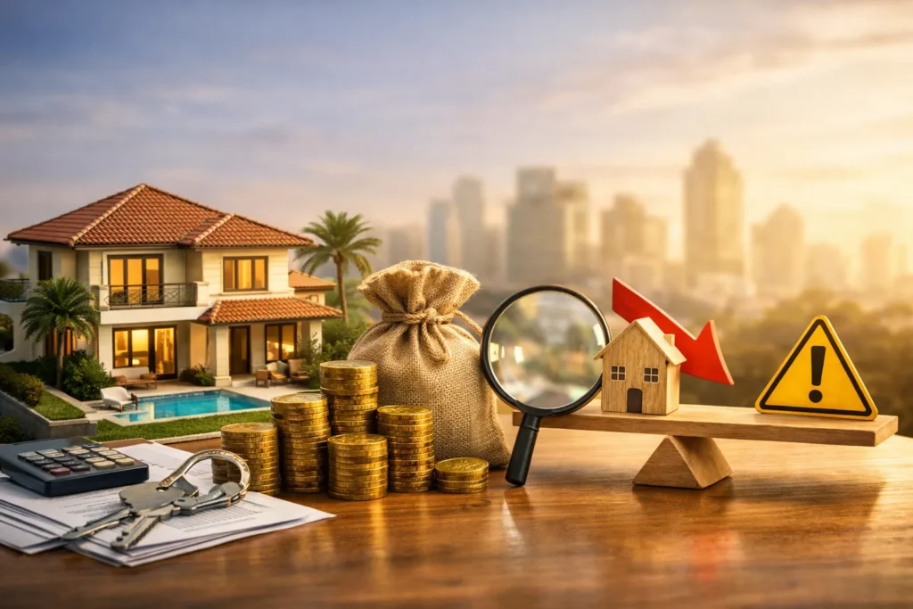 شراء فيلا للاستثمار | العوائد والمخاطر