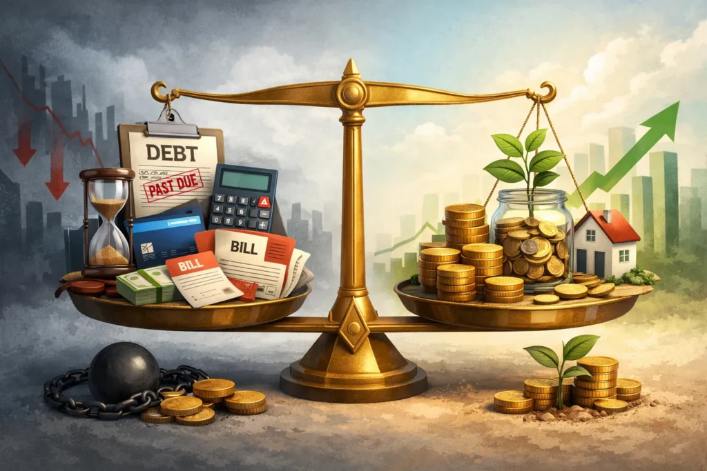إدارة الديون والاستثمار | كيف توازن بين الالتزامات والنمو