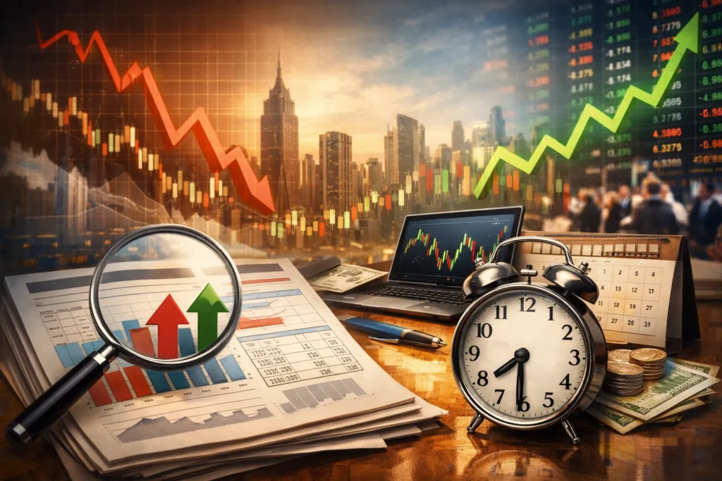 أوقات التقارير الاقتصادية | كيف تؤثر على الأسواق المالية