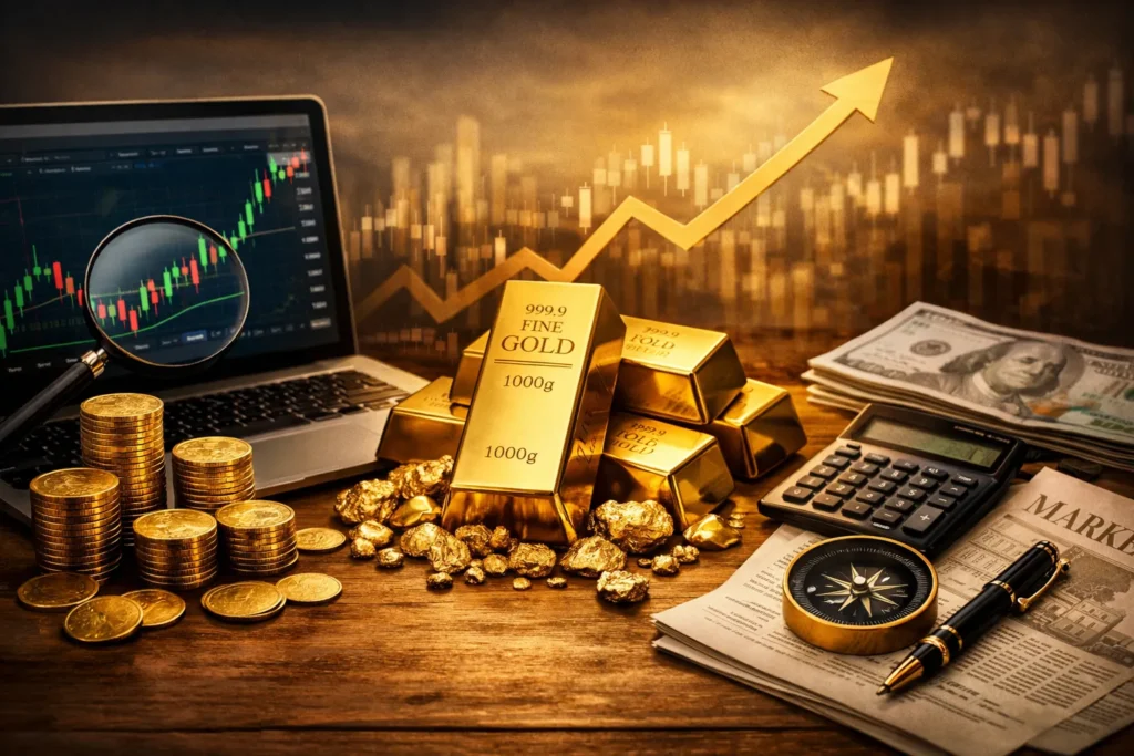 بورصة الذهب | كيف تستثمر وتتداول بحكمة