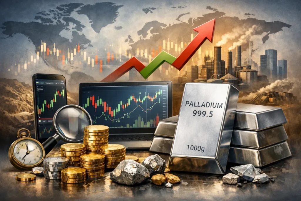 الاستثمار في البلاديوم | استراتيجيات شراء وبيع المعادن النفيسة