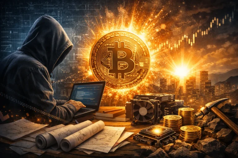 ساتوشي ناكاموتو (Satoshi Nakamoto): ولادة البيتكوين