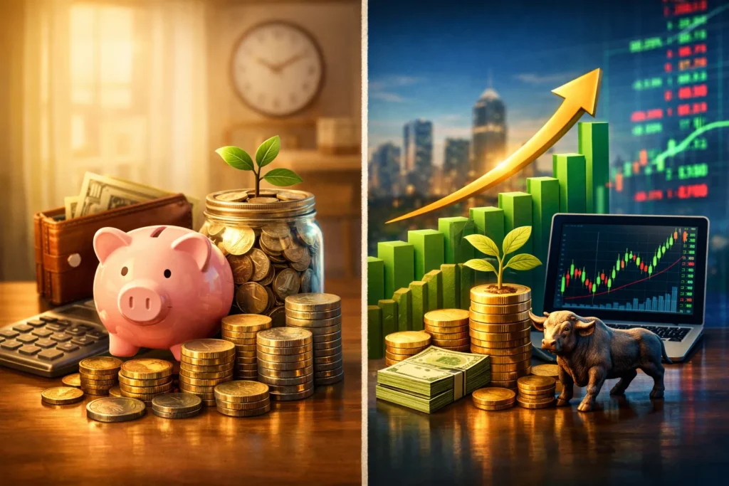 هل الاستثمار أفضل من الادخار؟