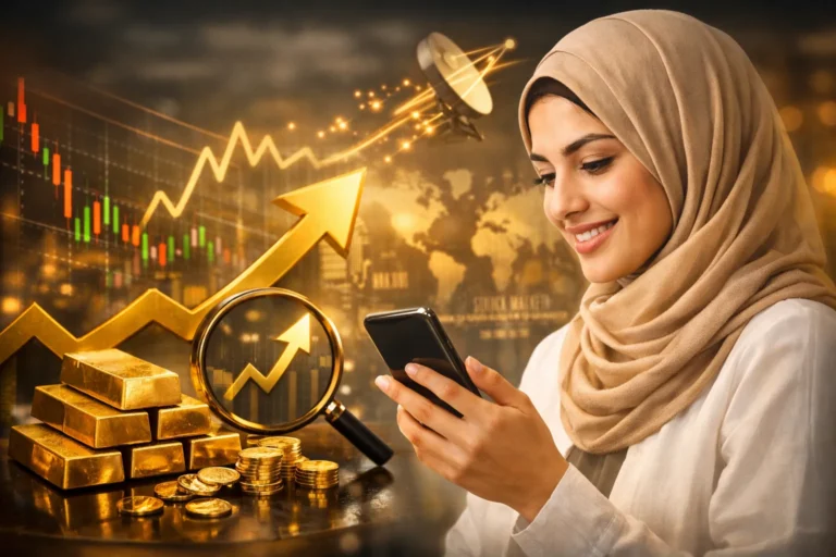 تطبيق متابعة اسعار الذهب لحظة بلحظة من المراقب بين يديك