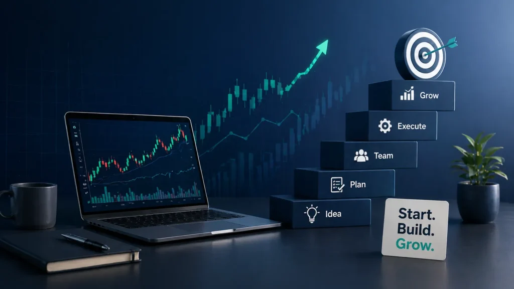 كيف تبدأ شركة تداول من الصفر؟