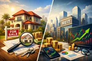 الفرق بين شراء عقار والاستثمار في REIT