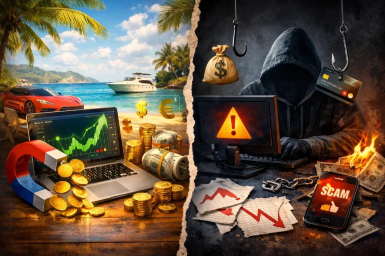 اعلانات شركات تداول | دليل تجنب الإعلانات المضللة والنصب