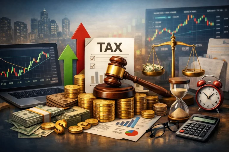 كيف يتم فرض الضرائب على أرباح التداول؟