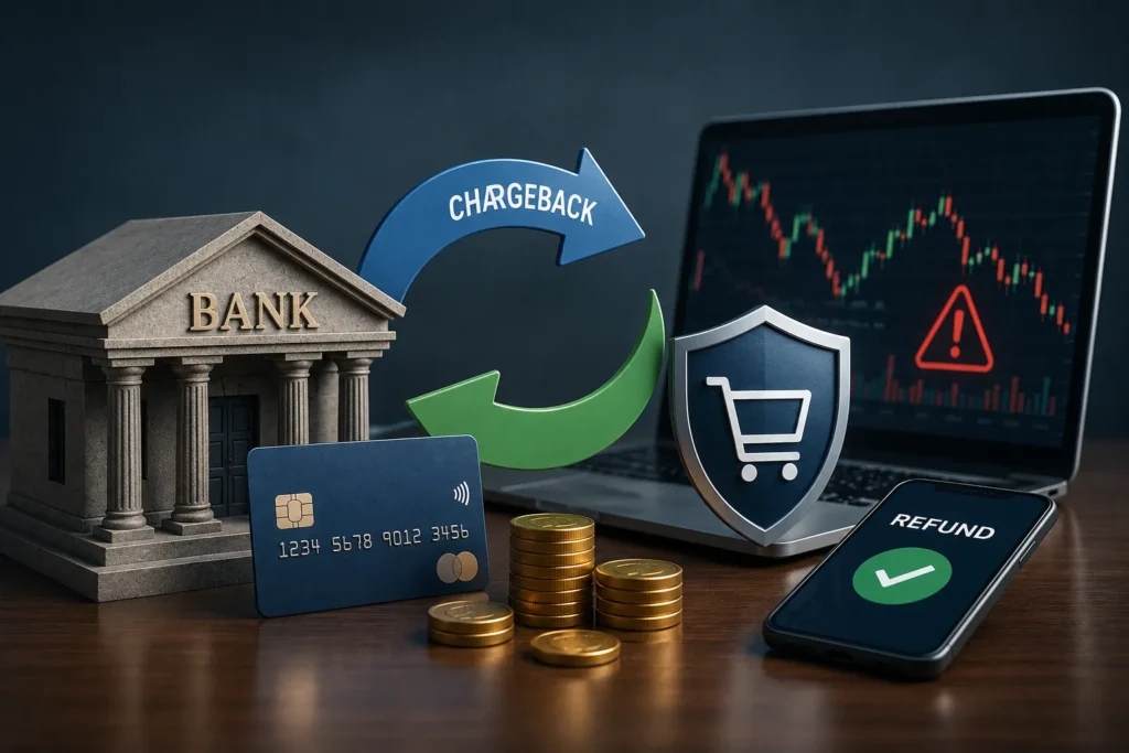 عملية Chargeback | كيف تستخدم البنك لاسترجاع أموالك من منصات التداول؟