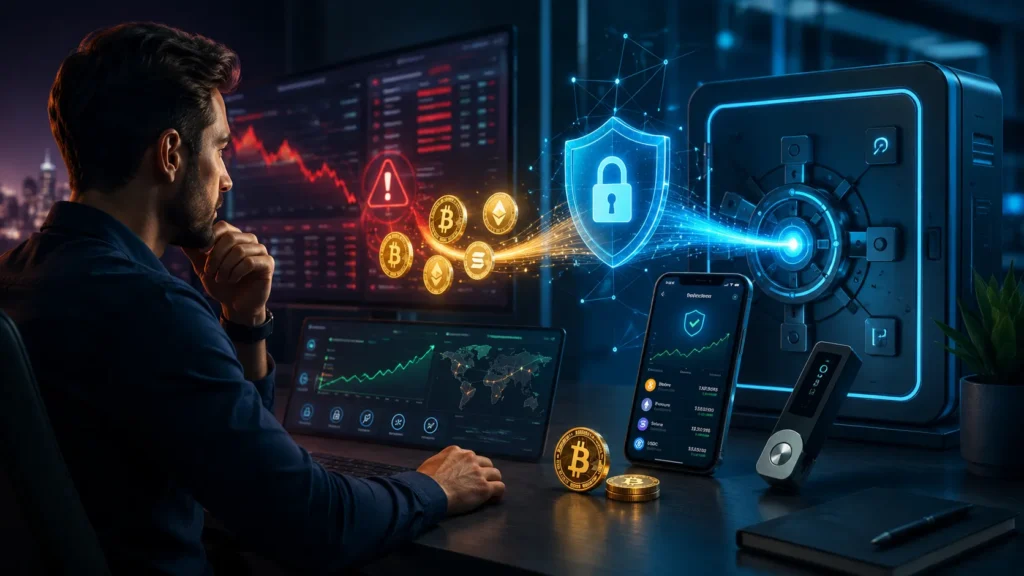 المحافظ الرقمية | دليل شامل لتأمين أرباحك بعيداً عن المنصات