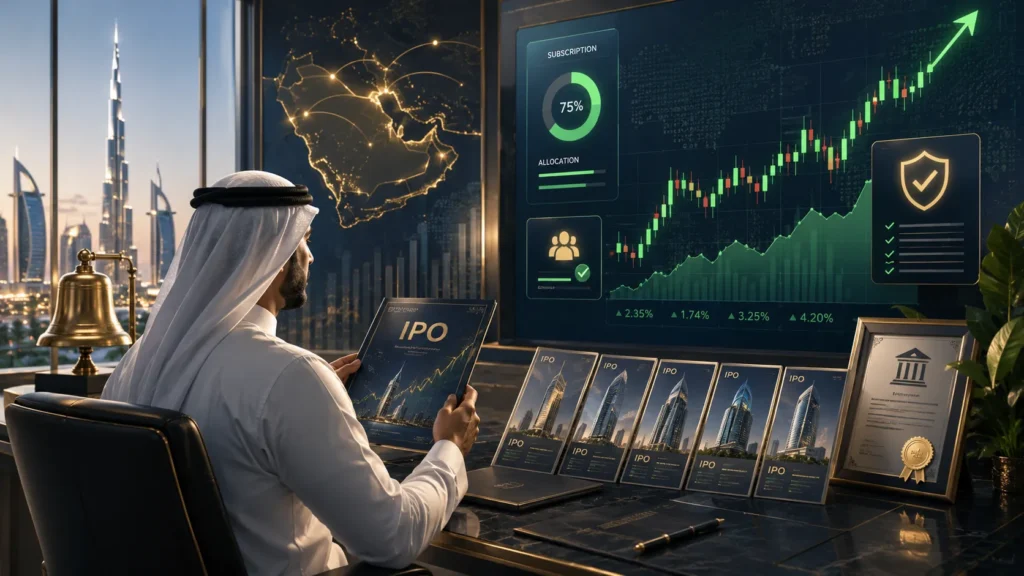 اكتتاب شركات التداول في الخليج | أفضل فرص الاكتتاب في بروكرز مرخصة