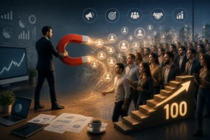 كيف تجذب أول 100 عميل لشركة التداول الخاصة بك؟