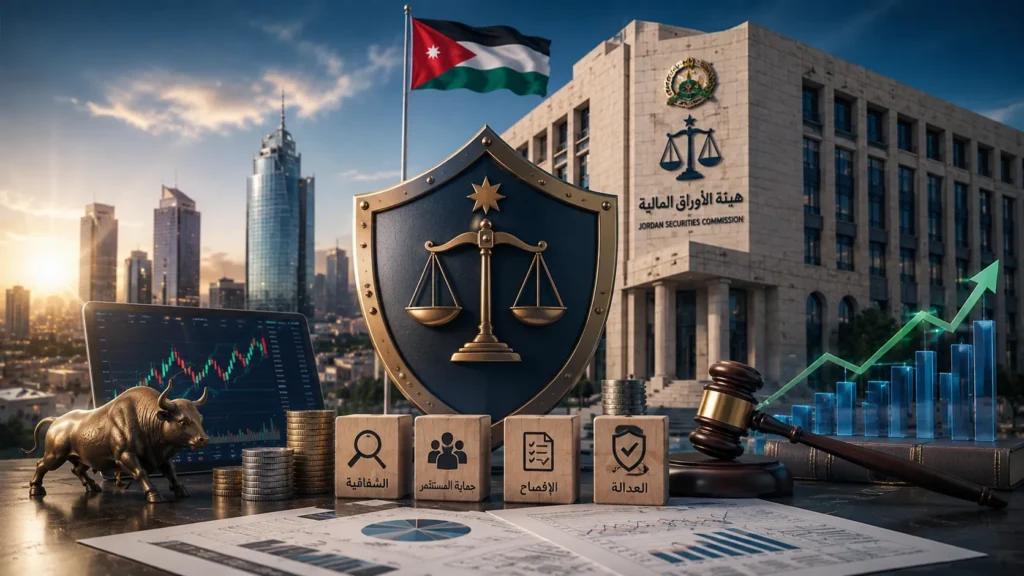 دور هيئة الأوراق المالية الاردنية في تنظيم أسواق المال