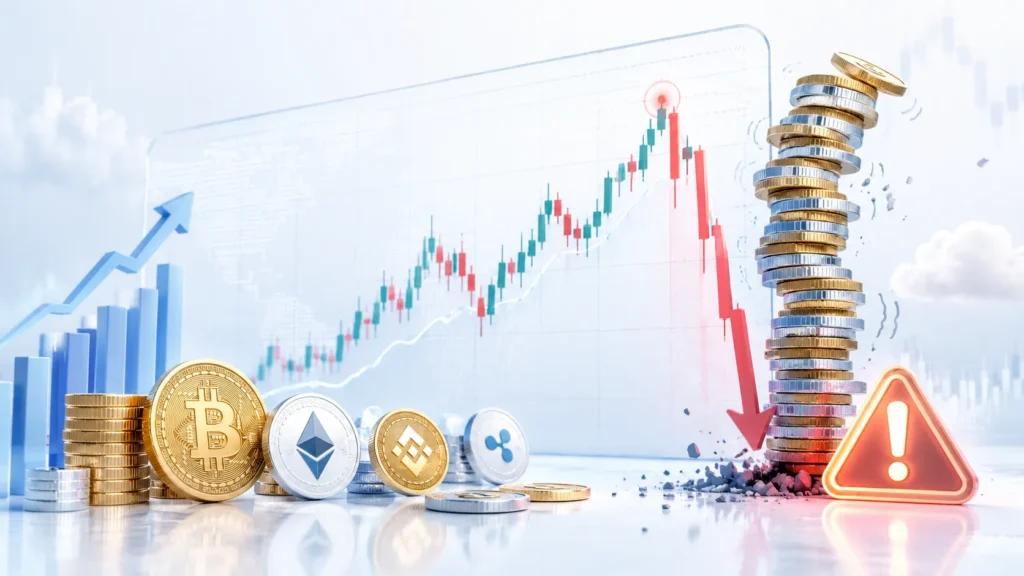 مخاطر الرافعة المالية العالية في تداول العملات الرقمية