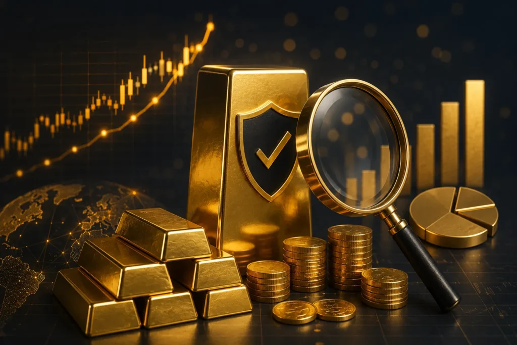 صندوق SGOL للذهب | استثمار آمن مدعوم بخزائن سويسرية