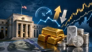 تأثير السياسة النقدية الأمريكية على تداول الذهب و تداول الفضة
