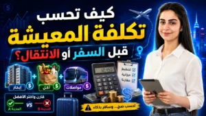 كيف تحسب تكلفة المعيشة قبل السفر أو الانتقال؟