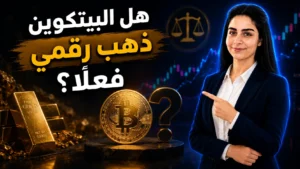 هل البيتكوين بديل للذهب؟