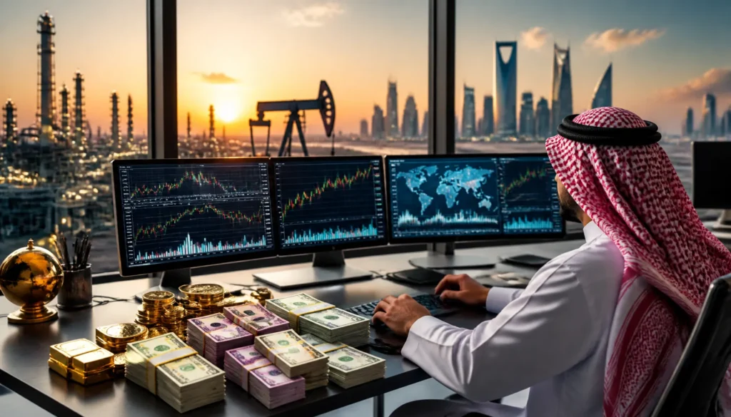 تداول العملات في الدول المصدرة للنفط