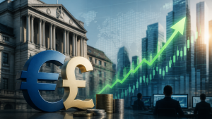 ارتفاع اليورو مقابل الجنيه الإسترليني بعد تثبيت بنك إنجلترا أسعار الفائدة