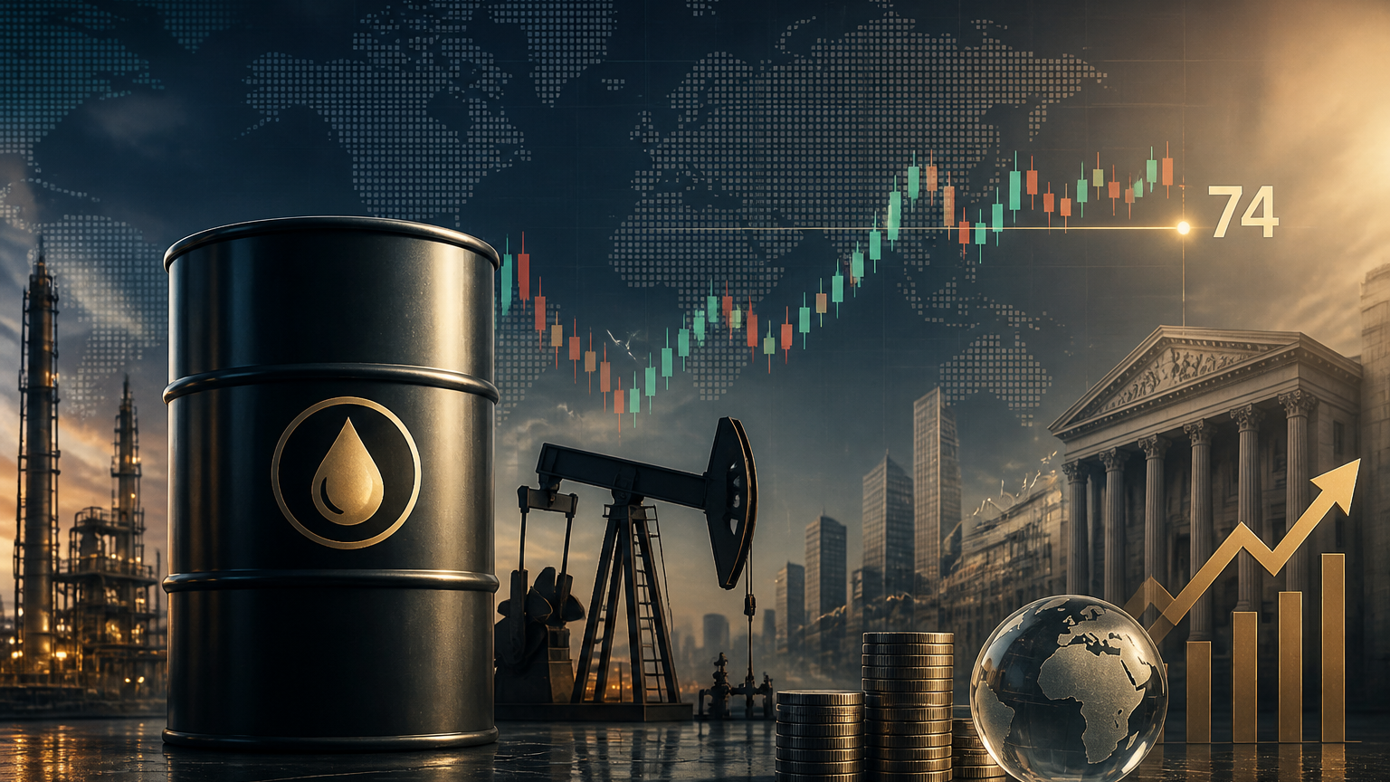 خام غرب تكساس الوسيط WTI يتماسك قرب 74 دولارًا مع تخفيف العقوبات الأمريكية على النفط الإيراني